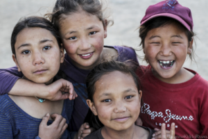 students at ngari institute, ladakh, india