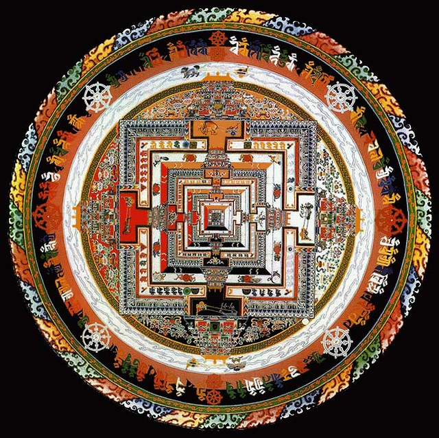 a representation of the highest yoga kalachakra mandala