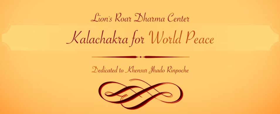 Title card for Kalachakra Kalacakra for World Peace mural video by autumn payne