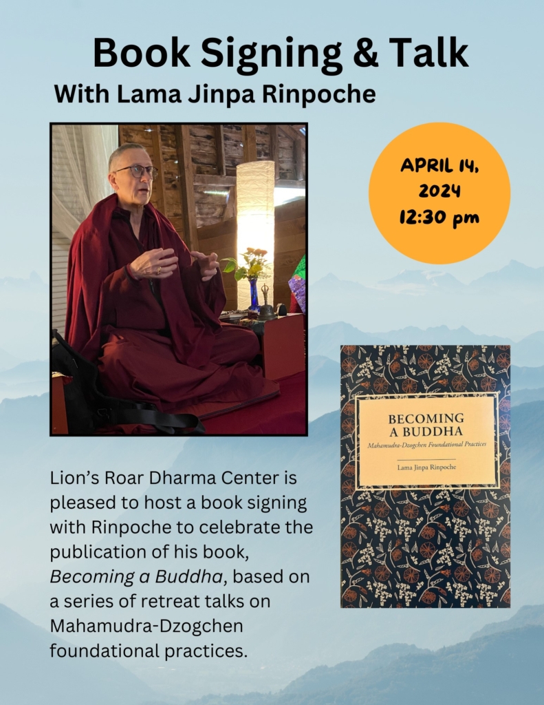 Book by Gelug lineage lama Yeshe Jinpa rinpoche: becoming a buddha, Mahamudra and Dzogchen Foundational Practices